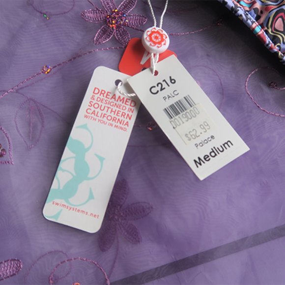 Swim systems geometric bikini bottom multicolored size medium - Picture 2 of 3